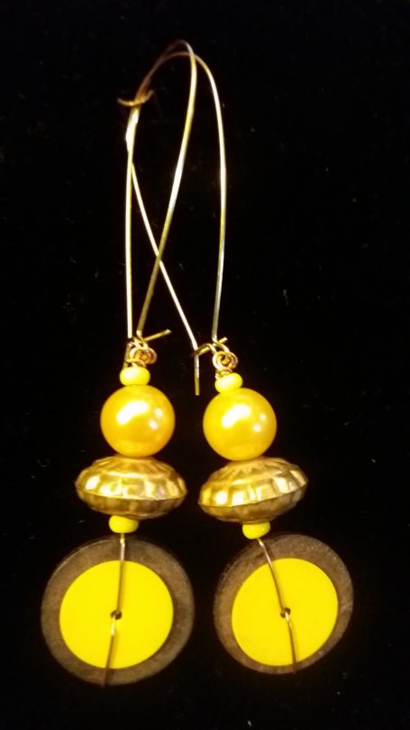 Yellow Earring